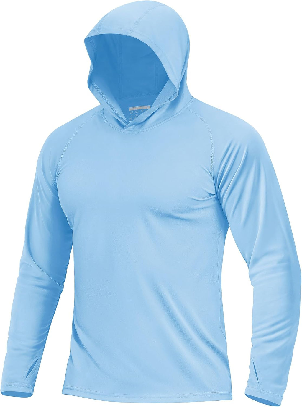 Boladeci Men'S UPF 50+ Sun Protection Lightweight Hoodie Shirts Long Sleeve Fishing Shirt SPF UV Hiking Swim