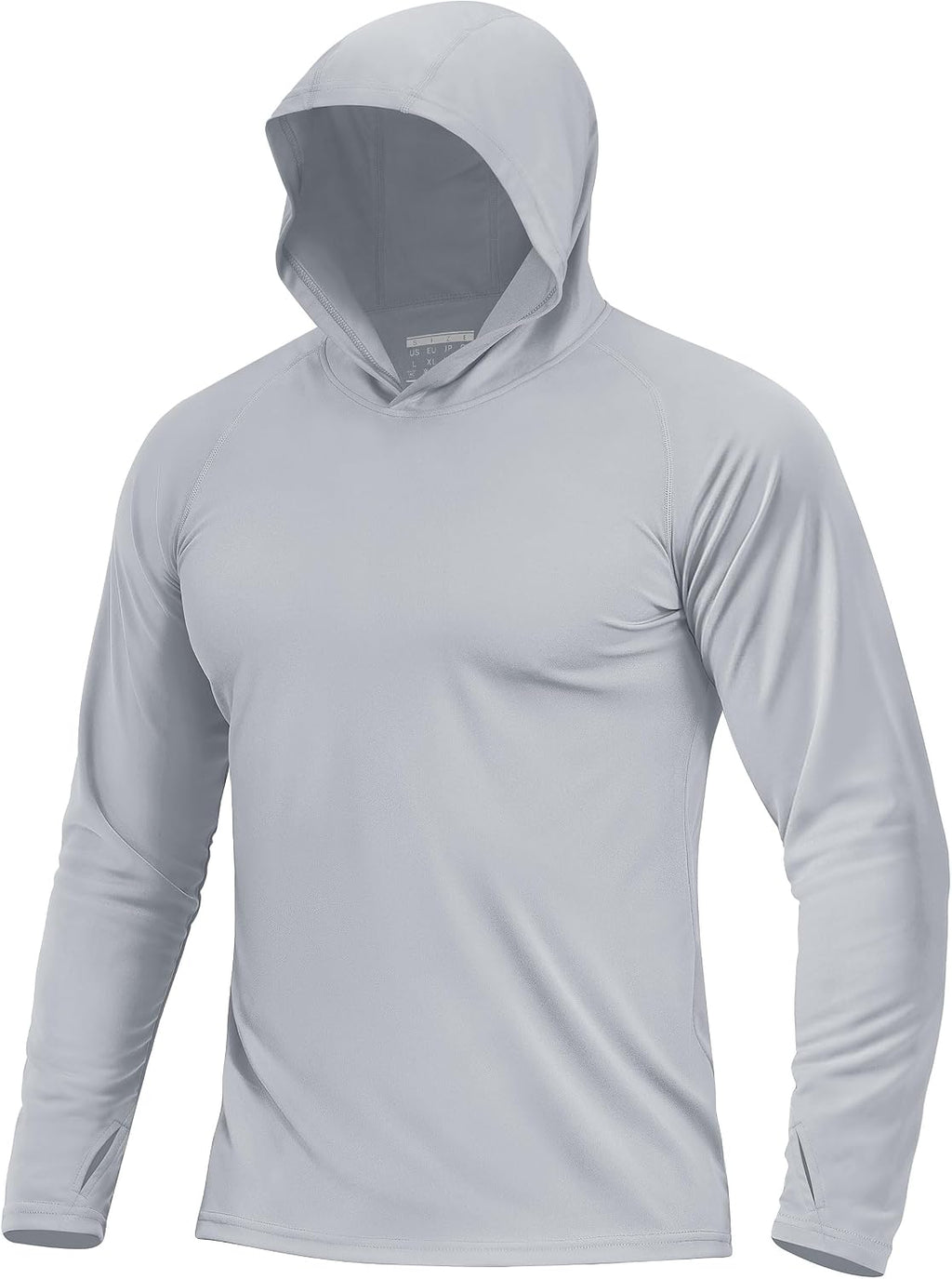 Boladeci Men'S UPF 50+ Sun Protection Lightweight Hoodie Shirts Long Sleeve Fishing Shirt SPF UV Hiking Swim