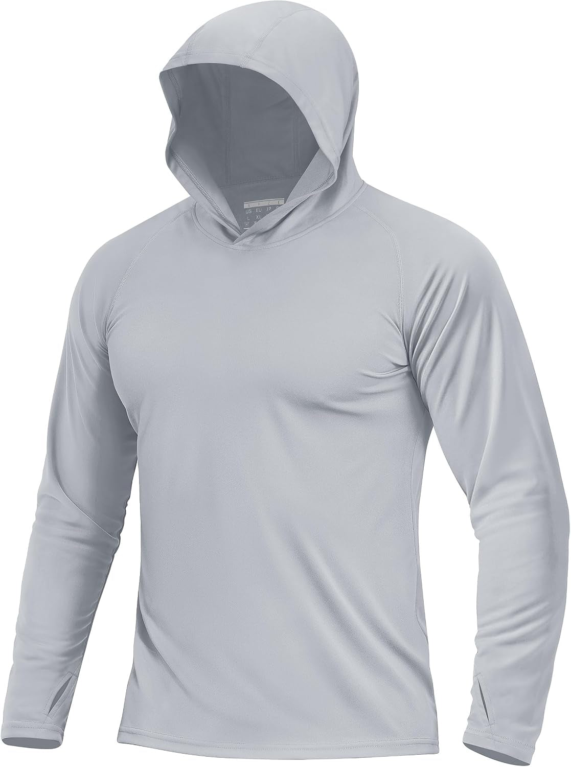 Boladeci Men'S UPF 50+ Sun Protection Lightweight Hoodie Shirts Long Sleeve Fishing Shirt SPF UV Hiking Swim