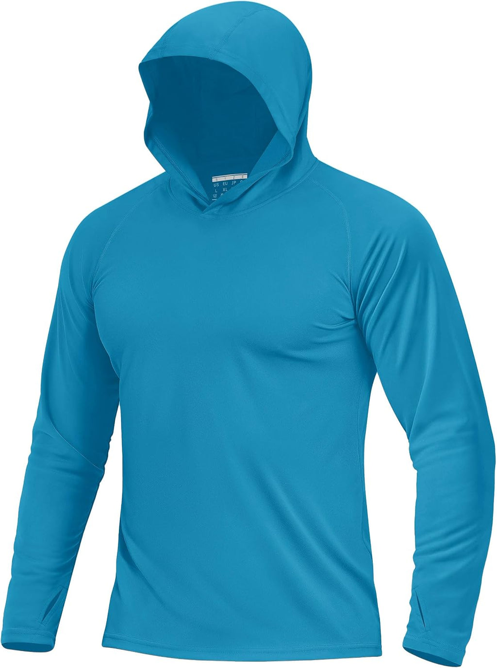 Boladeci Men'S UPF 50+ Sun Protection Lightweight Hoodie Shirts Long Sleeve Fishing Shirt SPF UV Hiking Swim