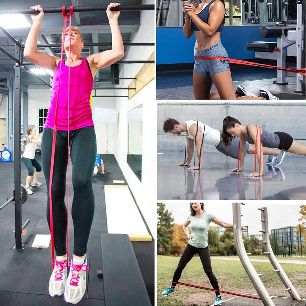 Pull-Up Bands Resistance-Bands Exercise-Bands - Pull up Assistance Bands Workout Bands Resistance for Women Long Resistance Bands Resistance Loop Bands Perfect for Gym Home or Travel