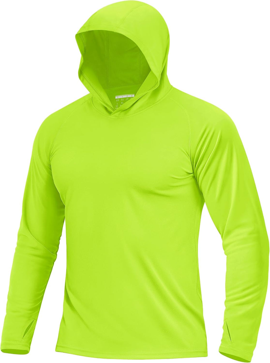 Boladeci Men'S UPF 50+ Sun Protection Lightweight Hoodie Shirts Long Sleeve Fishing Shirt SPF UV Hiking Swim