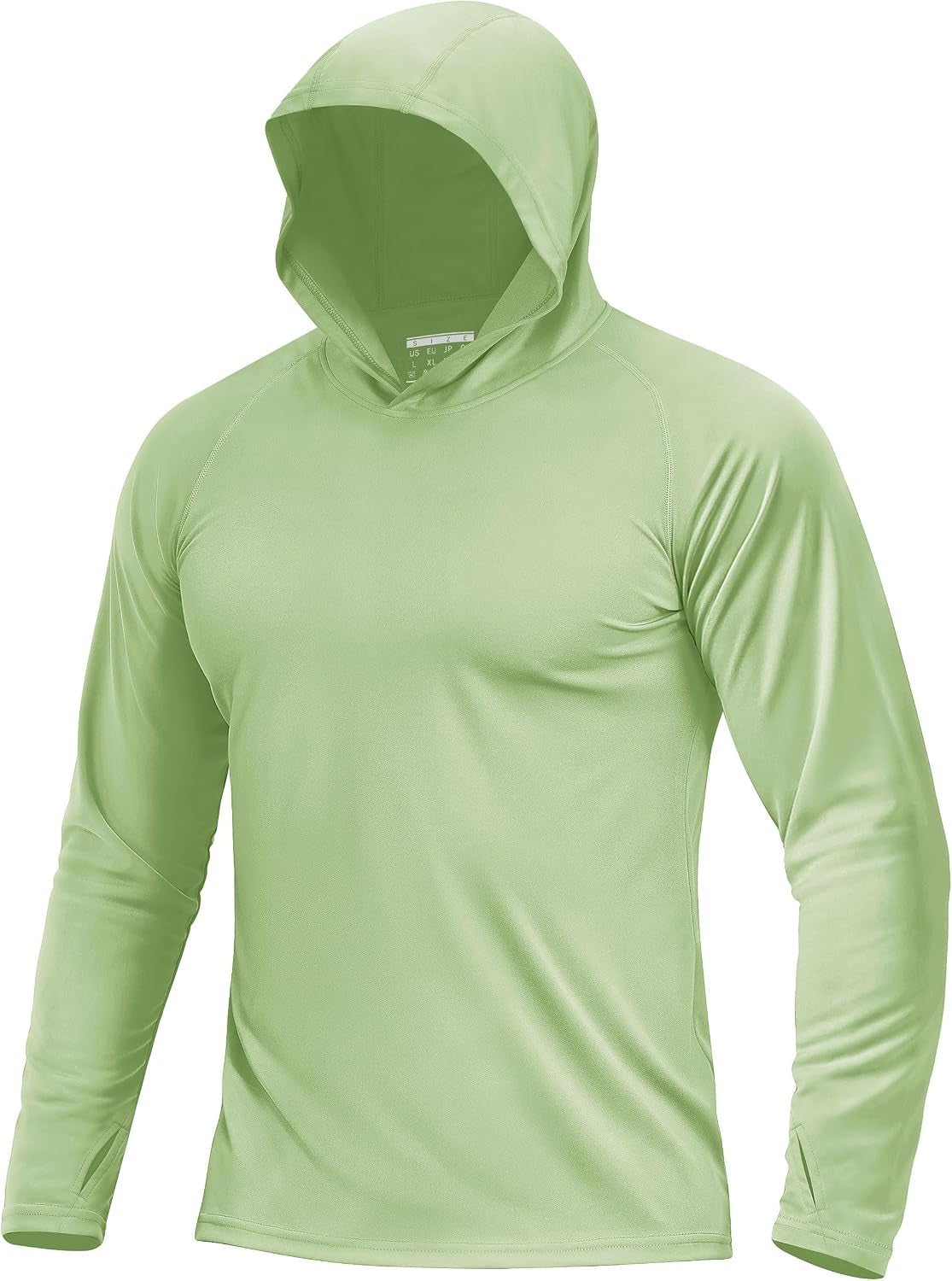 Boladeci Men'S UPF 50+ Sun Protection Lightweight Hoodie Shirts Long Sleeve Fishing Shirt SPF UV Hiking Swim