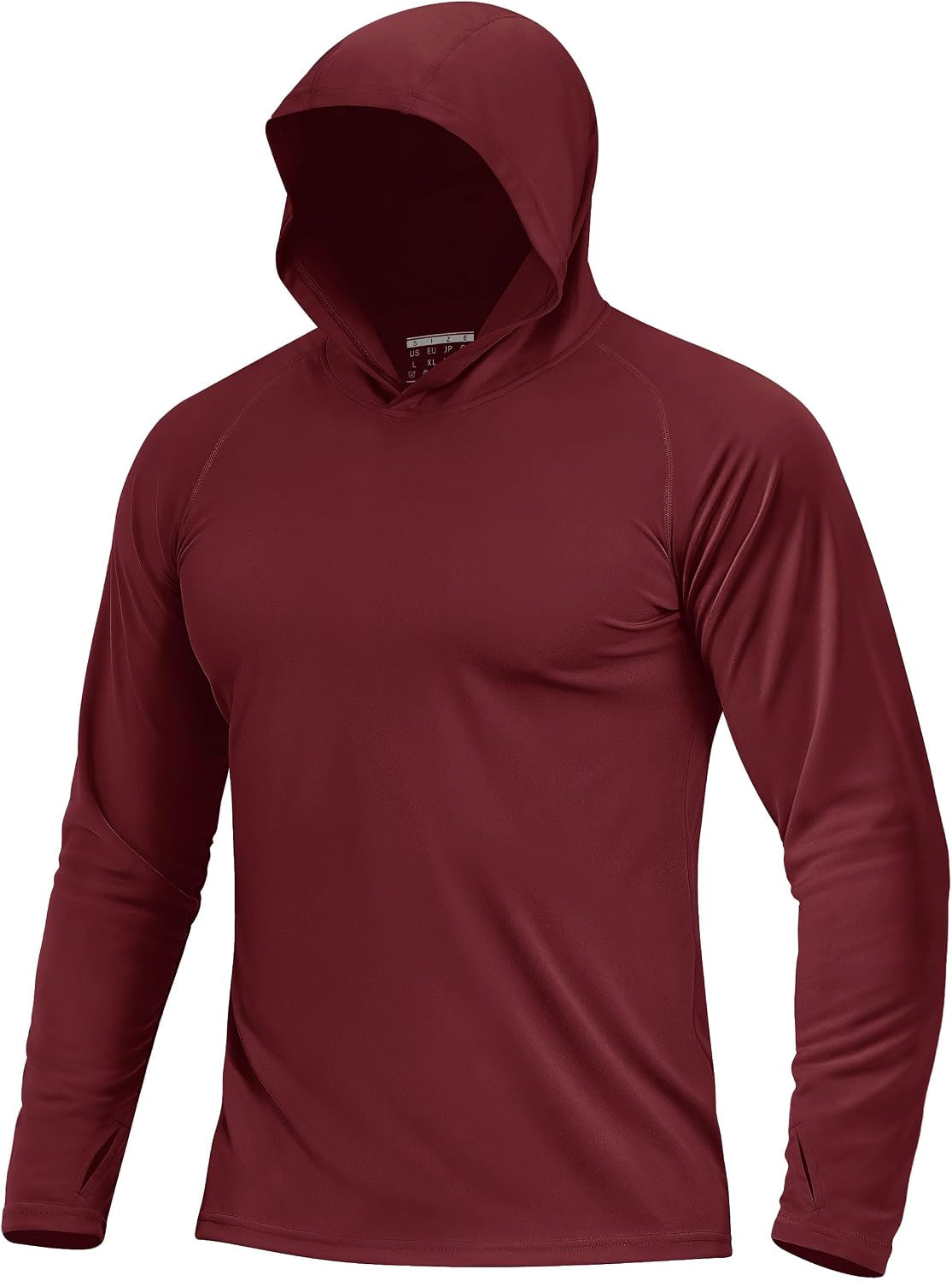 Boladeci Men'S UPF 50+ Sun Protection Lightweight Hoodie Shirts Long Sleeve Fishing Shirt SPF UV Hiking Swim