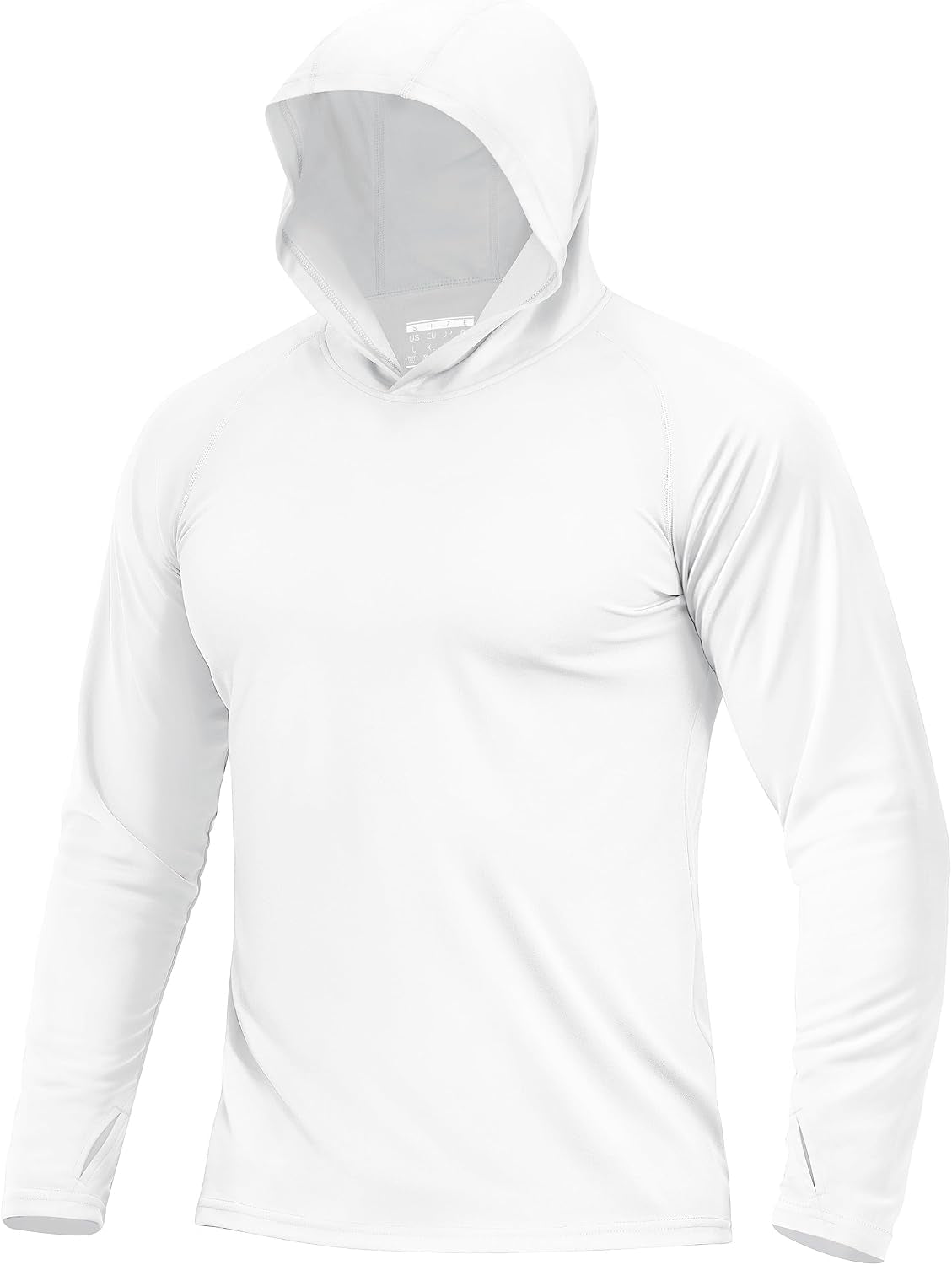 Boladeci Men'S UPF 50+ Sun Protection Lightweight Hoodie Shirts Long Sleeve Fishing Shirt SPF UV Hiking Swim
