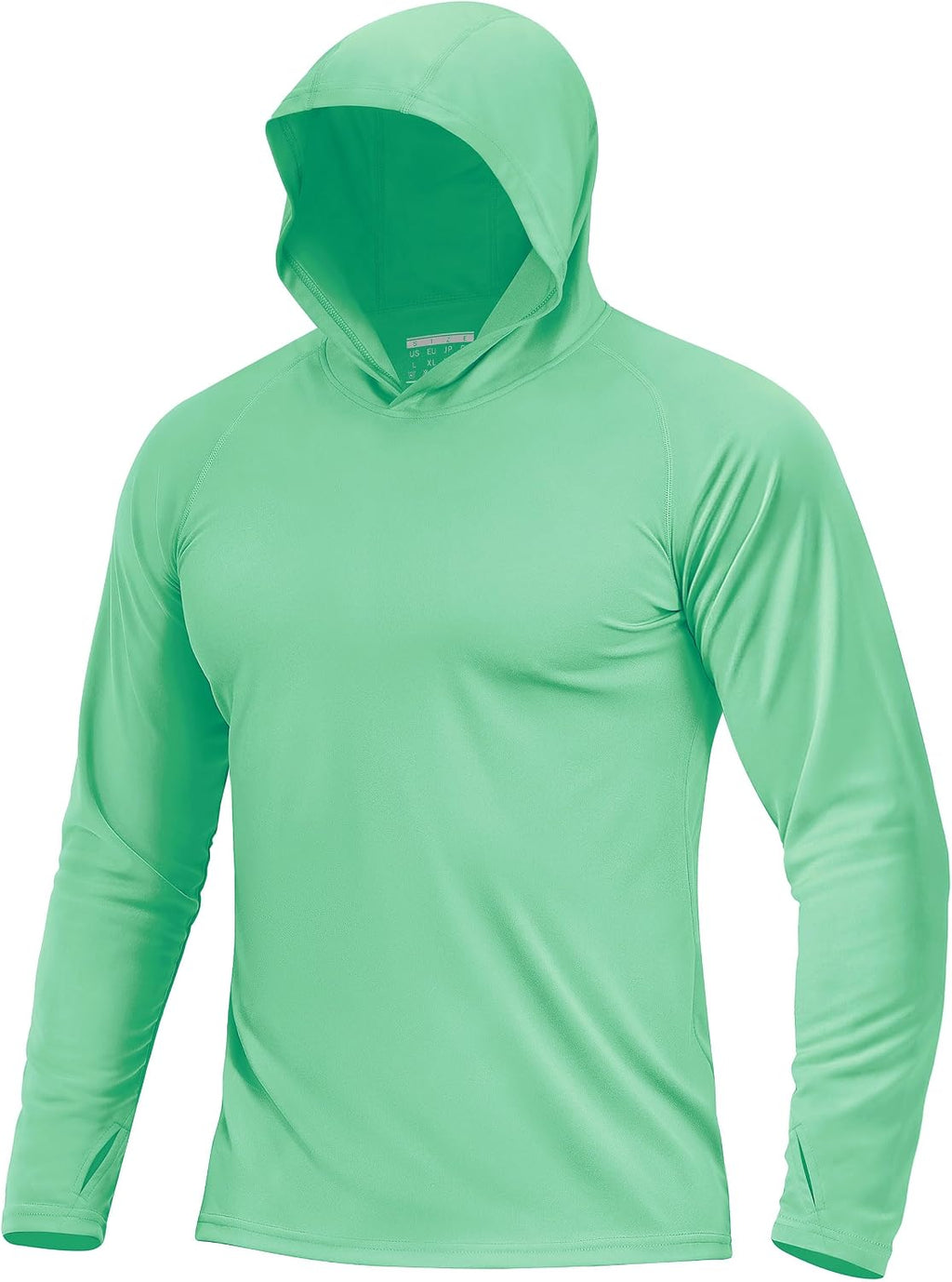 Boladeci Men'S UPF 50+ Sun Protection Lightweight Hoodie Shirts Long Sleeve Fishing Shirt SPF UV Hiking Swim