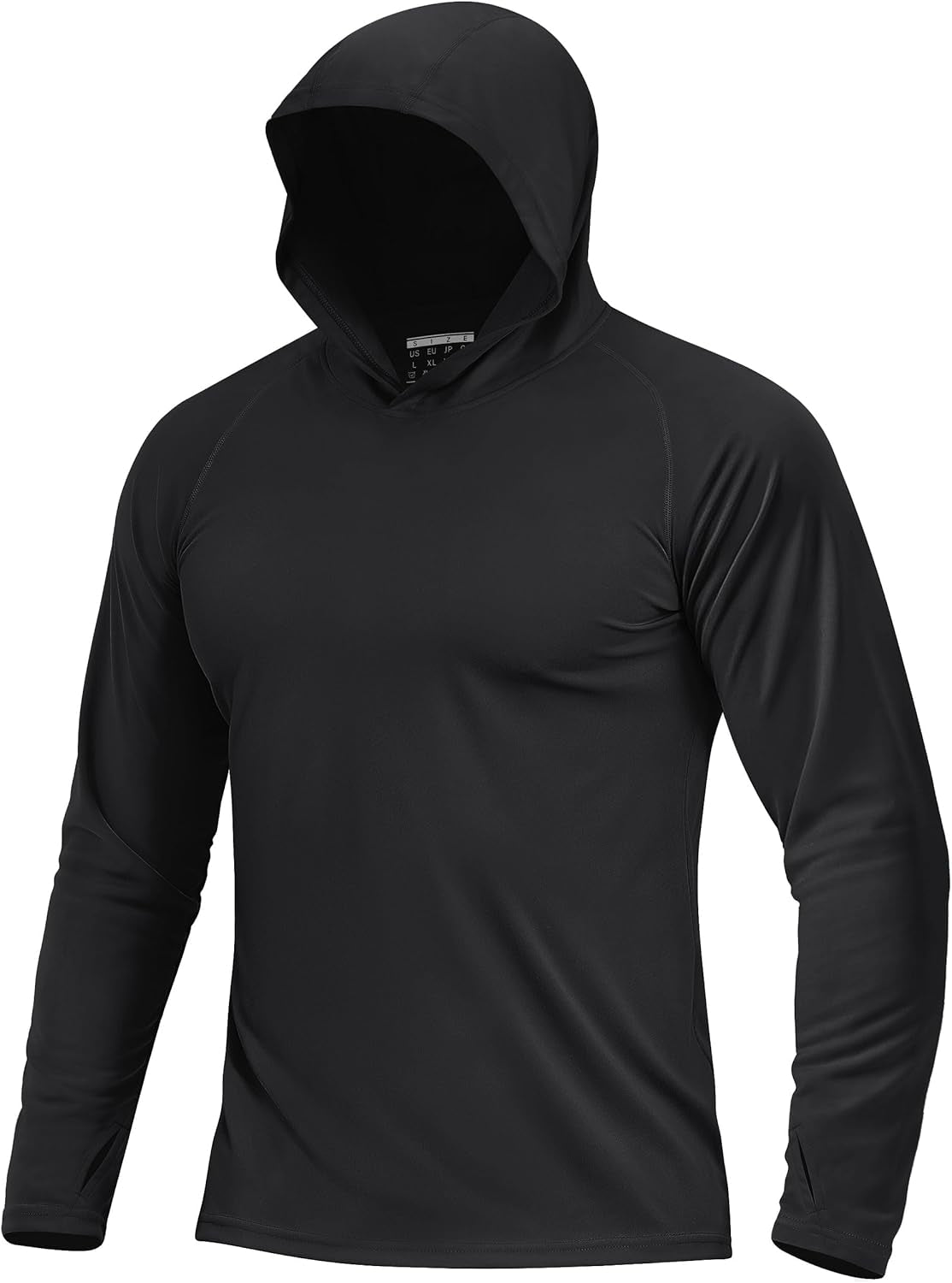 Boladeci Men'S UPF 50+ Sun Protection Lightweight Hoodie Shirts Long Sleeve Fishing Shirt SPF UV Hiking Swim