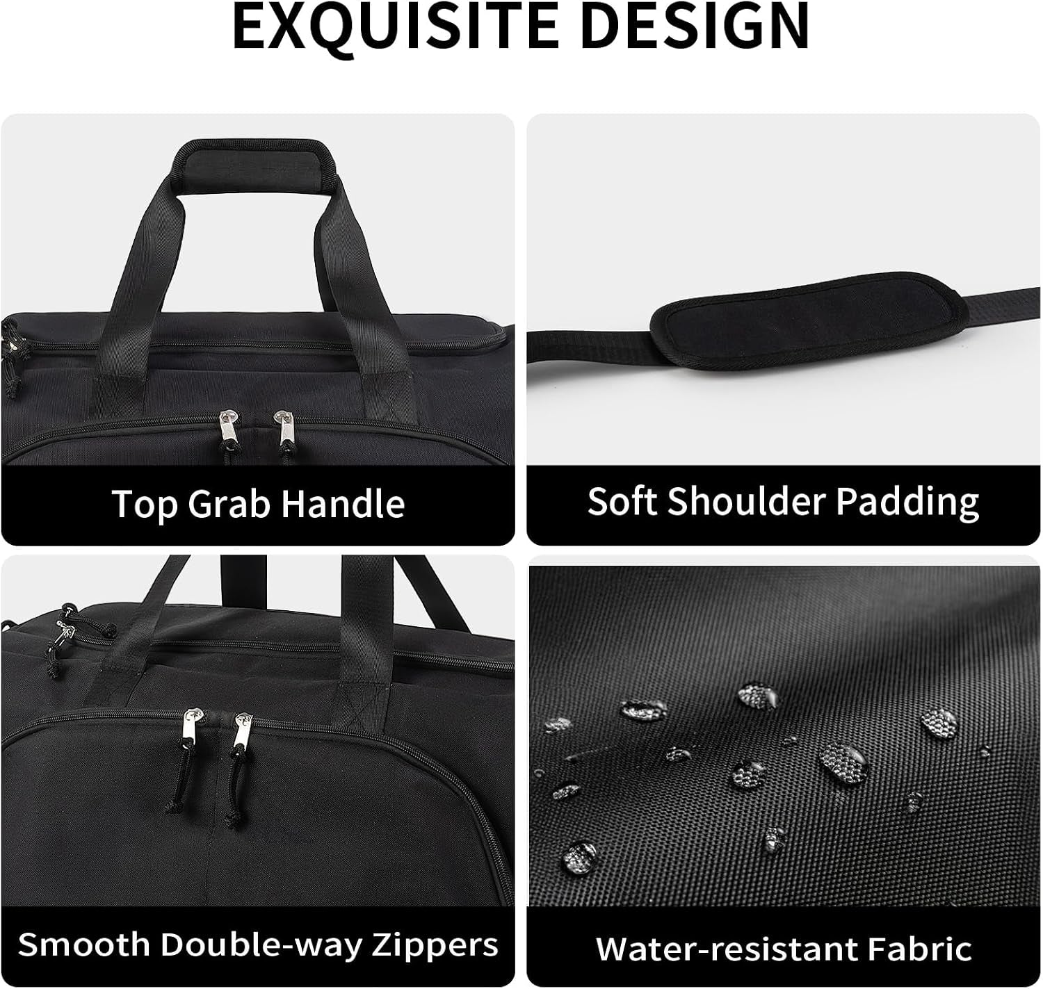 Gym Bag for Men & Women with Shoes Compartment and Wet Pocket Convertible Duffle Bag and Gym Backpack Waterproof Sports Duffel for Travel, Sports, Fitness & Workout