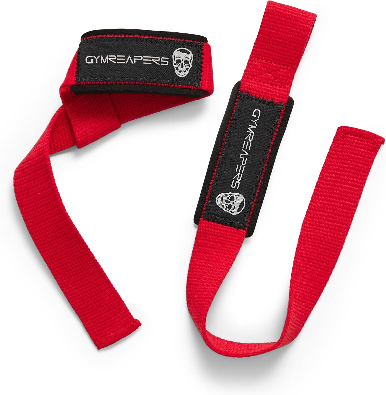 Gymreapers Lifting Wrist Straps for Weightlifting, Bodybuilding, Powerlifting, Strength Training, & Deadlifts - Padded Neoprene with 18 Inch Cotton