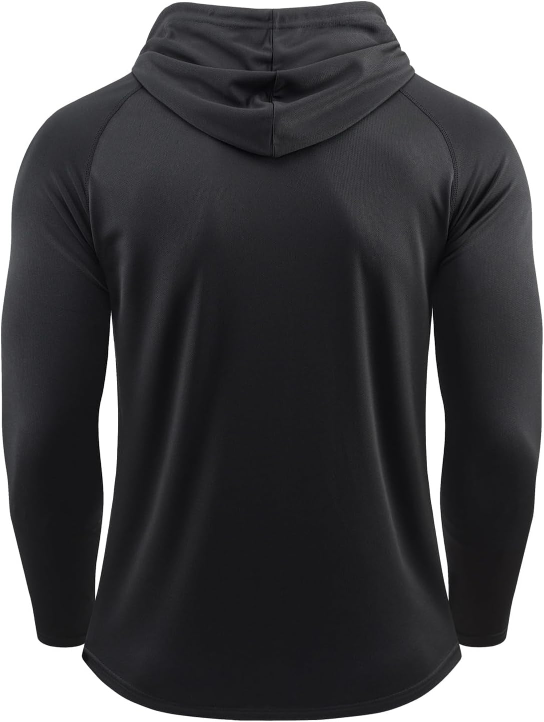 Mens Quick Dry Hoodies Long Sleeve Workout Athletic Gym Hooded Shirts